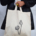 XXL Bio-Jutetasche "Schlafmohn"